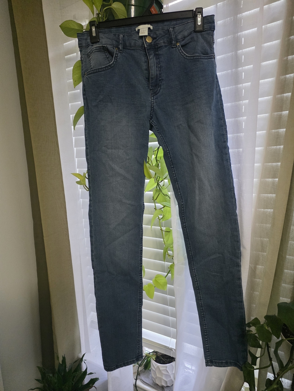 Classic Women's Slim Dark Blue Jeans